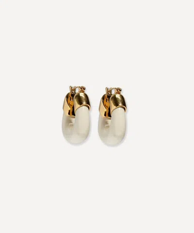 Lizzie Fortunato Gold-plated Mini Organic Hoops In Metallic
