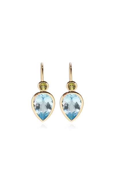 Lizzie Fortunato Hera Earrings In Sky Blue In Multi