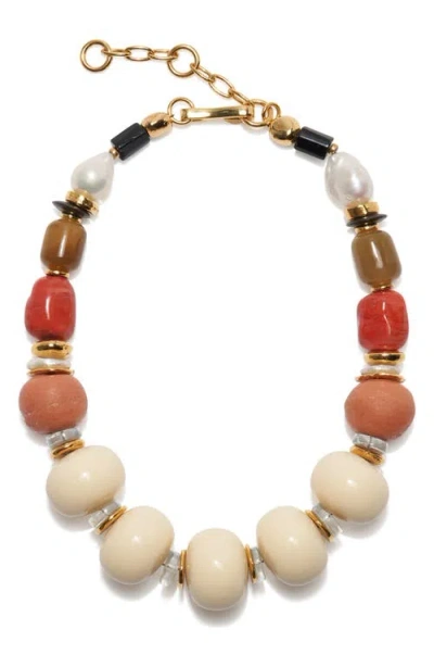 Lizzie Fortunato Ilios Gold-plated Multi-stone Necklace