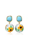 Lizzie Fortunato Kado Drop Earrings In Multi
