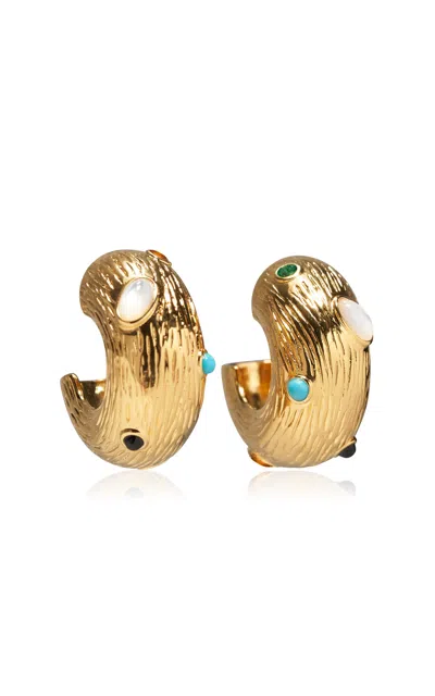 Lizzie Fortunato Kahlo Hoops In Gold