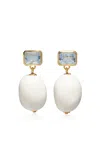 Lizzie Fortunato La Paz Earrings In Ivory