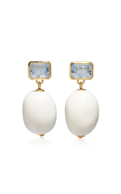 Lizzie Fortunato La Paz Earrings In Ivory