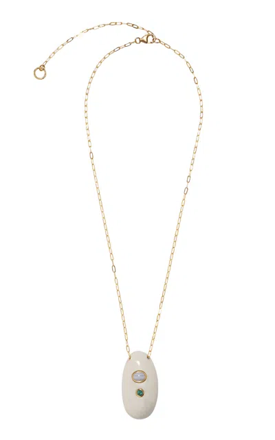 Lizzie Fortunato La Paz Pendant Necklace In Gold