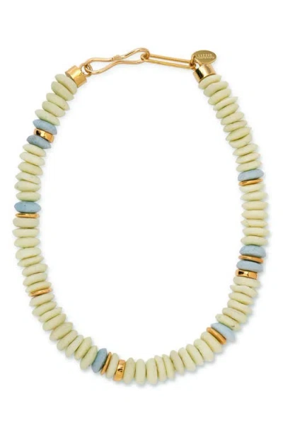 Lizzie Fortunato Laguna Beaded Necklace In Gold