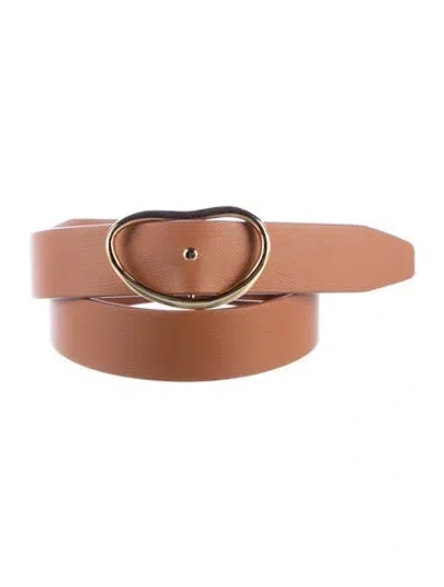Pre-owned Lizzie Fortunato Leather Belt In Brown