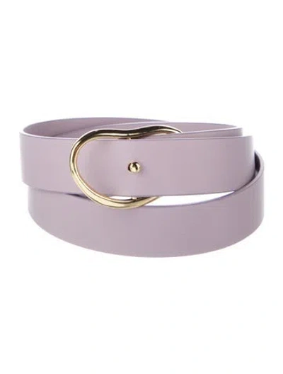 Pre-owned Lizzie Fortunato Leather Belt In Purple
