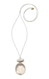 Lizzie Fortunato Lune Cord Necklace In White