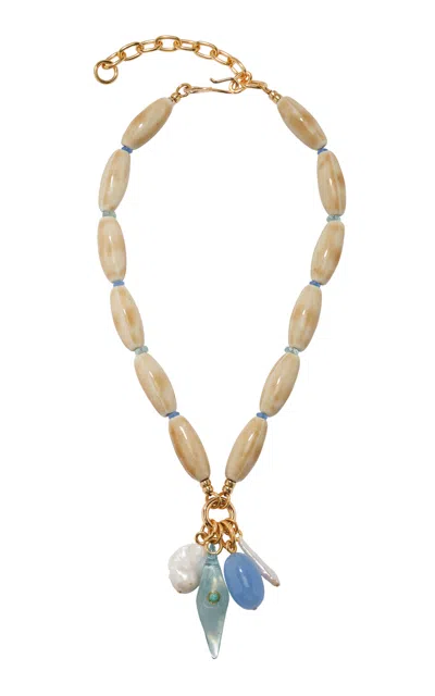 Lizzie Fortunato Marilla Necklace In Seashell In Neutral
