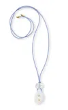 Lizzie Fortunato Matilde Cord Necklace In Periwinkle In Blue