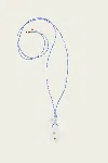 Lizzie Fortunato Matilde Cord Necklace In Periwinkle In Blue