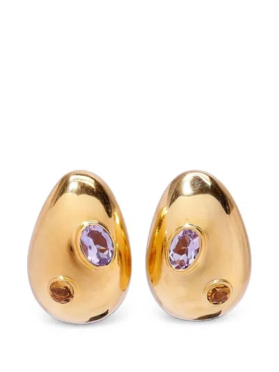 Lizzie Fortunato Mini Arp Earrings In Gold