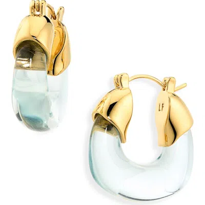 Lizzie Fortunato Mini Hoop Earrings In Orange
