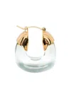 Lizzie Fortunato Mini Organic Hoops Earrings In Blue