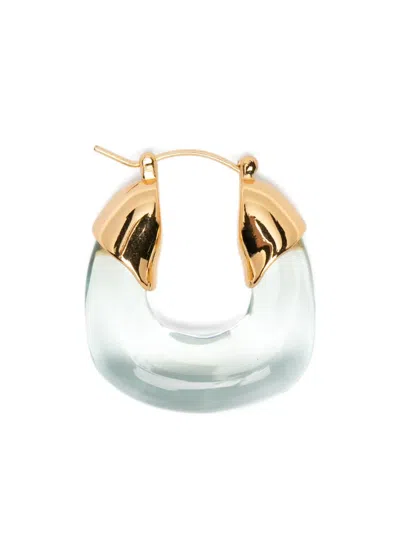 Lizzie Fortunato Mini Organic Hoops Earrings In Blue