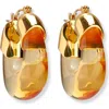 Lizzie Fortunato Mini Resin Hoop Earrings In Honey