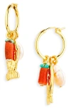 Lizzie Fortunato Minnow Hoo Earrings