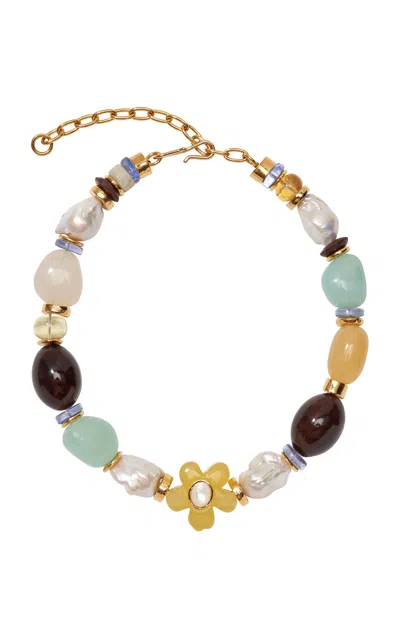 Lizzie Fortunato Mistflower Necklace In Multi