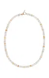 Lizzie Fortunato Mixed Semiprecious Stone And 14k Gold Necklace In Multi