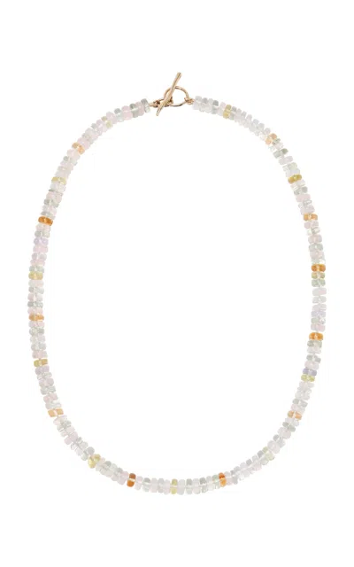 Lizzie Fortunato Mixed Semiprecious Stone And 14k Gold Necklace In Multi