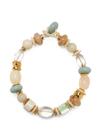 Lizzie Fortunato Monument Beaded Necklace In Multi