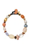Lizzie Fortunato Monument Collar Necklace In Multi