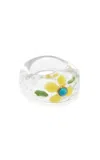 Lizzie Fortunato Monument Ring In Multi