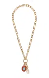 Lizzie Fortunato Neroli Charm Necklace In Gold