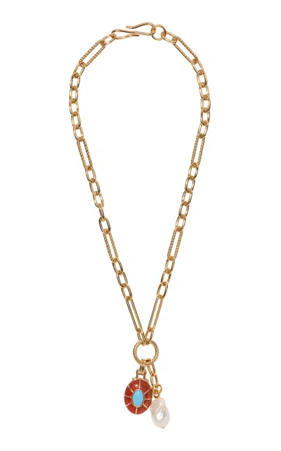 Lizzie Fortunato Neroli Charm Necklace In Gold