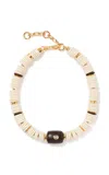 Lizzie Fortunato New Moon Collar In White