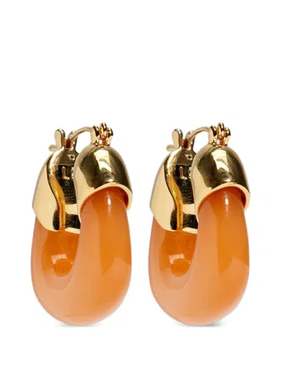 Lizzie Fortunato Organic Hoop Earrings In Gold
