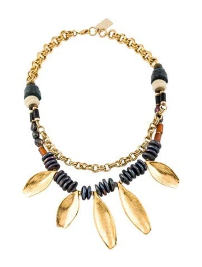 Pre-owned Lizzie Fortunato Pearl & Resin Beaded Multistrand Necklace, 22"