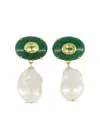 Lizzie Fortunato Pearl-detailing Earrings In Multi