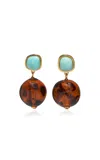 Lizzie Fortunato Pia Earrings In Leopard