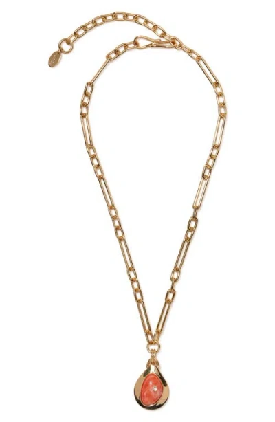 Lizzie Fortunato Pond Pendant Necklace