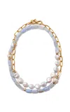 Lizzie Fortunato Porto Covo Necklace In Blue
