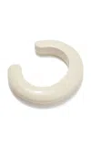 Lizzie Fortunato Ridge Cuff In Alabaster In White