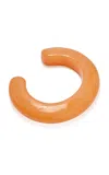 Lizzie Fortunato Ridge Cuff In Tangerine In Orange