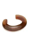 Lizzie Fortunato Ridge Resin Cuff In Brown