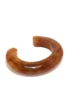 Lizzie Fortunato Ridge Resin Cuff In Brown