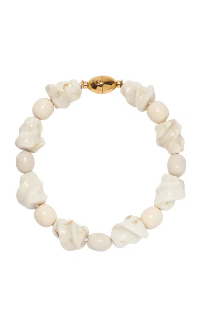 Lizzie Fortunato Salamanca Necklace In White