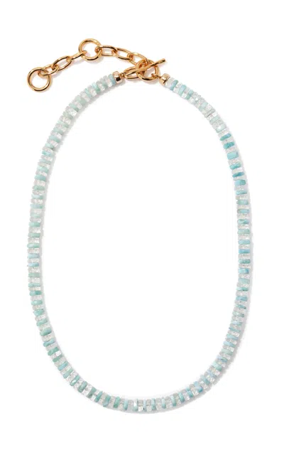 Lizzie Fortunato Santo Necklace In Blue