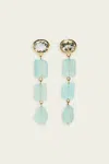 Lizzie Fortunato Sea Grass Linear Drop Earrings