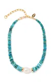 Lizzie Fortunato Sky Stone Necklace In Blue