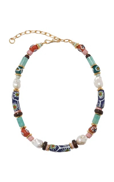 Lizzie Fortunato Souvenir Necklace In Azul In Multi