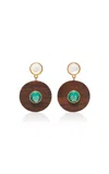 Lizzie Fortunato Taj Disc Earrings In Multi