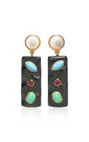 Lizzie Fortunato Tessera Earrings In Multi