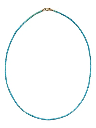 Lizzie Fortunato Turquoise Bead Necklace In Brown