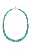 Lizzie Fortunato Turquoise; Sky Blue Topaz & 14k Gold Necklace