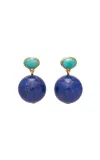 Lizzie Fortunato Umbria Earrings In Blue